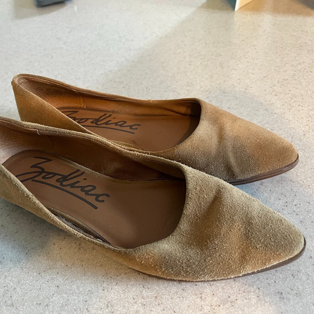 Tan Zodiac Flats